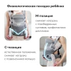 Рюкзак-кенгуру Happy Baby Babyway grey 