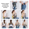 Рюкзак-кенгуру Happy Baby Babyway grey 