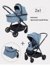Коляска 2 в 1 MOWBaby Move MB402 Blue 2023