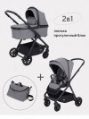 Коляска 2 в 1 MOWBaby Move MB402 grey 2023