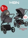 Коляска 2 в 1 Moon Style Black/Chrome-Anthrazit RU444