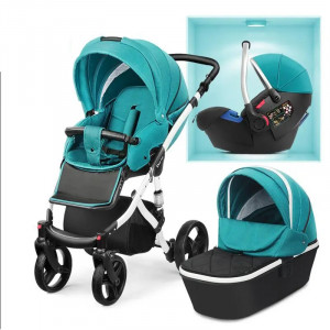 Коляска 3 в 1 Whatsmart A-017 зеленый
