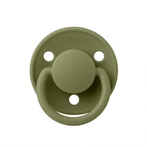 Пустышка латексная BIBS De Lux Latex Olive, 0+ мес. - фото 1