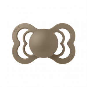 Пустышка силиконовая BIBS Supreme Silicone Dark Oak 6-36 месяцев - фото 1