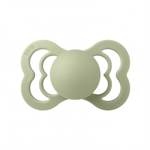Пустышка силиконовая BIBS Supreme Silicone Sage 6-36 месяцев