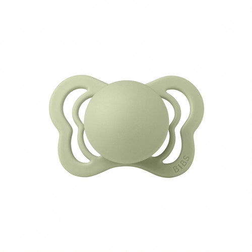 Пустышка силиконовая BIBS Couture Silicone Sage, 6+ мес.