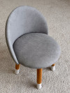 Стул Мягкий дерево серый