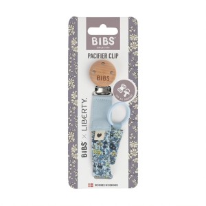 Держатель для пустышки BIBS Liberty - Chamomile Lawn - Baby Blue - фото 1