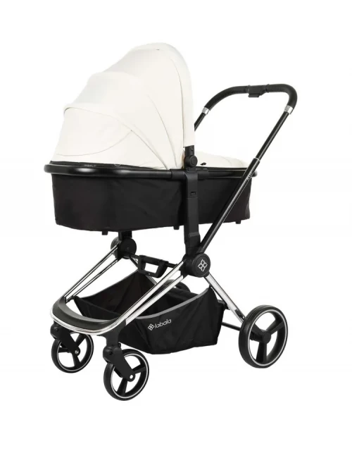 Коляска 2 в 1 Labala Raiz хром White (11WTE) - фото 1