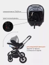 Коляска 3 в 1 Rant Flex Pro RA075 Black (2023)