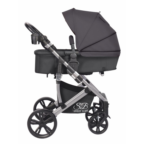 Коляска-трансформер Sweet Baby 2 в 1 Comfort Grey с/р