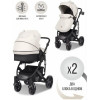 Коляска-трансформер Sweet Baby 2 в 1 Comfort Black Beige