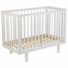 Кроватка Polini kids Simple 340 без маятника 120*60 белый