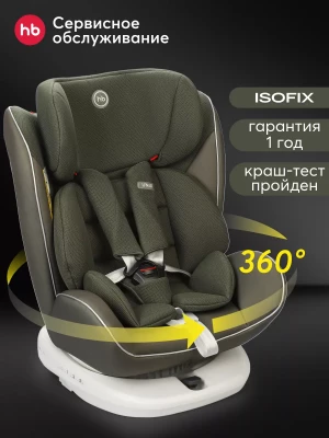 Автокресло Happy Baby Unix 0/1/2/3 (0-36 кг) Dark olive