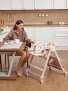 Стул для кормления Happy Baby Berny Lux New Rose