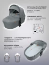 Коляска 3 в 1 Indigo Ultra серый
