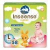 Подгузники L (9-14 кг) Inseense Classic Plus 58 шт (салатовые) (4)