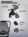 Коляска 3 в 1 Indigo Carry серый