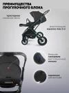 Коляска 3 в 1 Indigo Carry черный