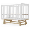 Кроватка Sweet Baby Palladio с маятником 120*60 Белый/Натуральный