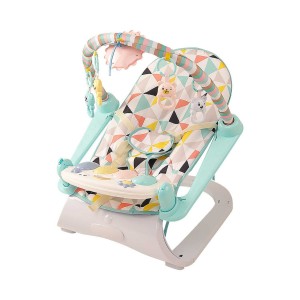 Шезлонг Everflo Abstraction Бирюзовый