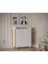 Комод Incanto Nuvolla Lux 800/5 белый/бук