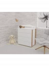 Комод Incanto Nuvolla Lux 800/5 белый/бук