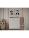 Комод Incanto Nuvolla Lux 800/5 белый