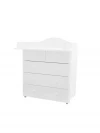 Комод Incanto Nuvolla Lux 800/5 белый