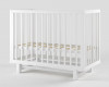 Кроватка Incanto Papi 120*60 с маятником белый