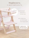 Стул для кормления Happy Baby Calmy розовый