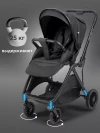 Коляска прогулочная Happy Baby Avery black