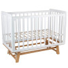 Кроватка Incanto Anniken New 120*60 с маятником белый/бук