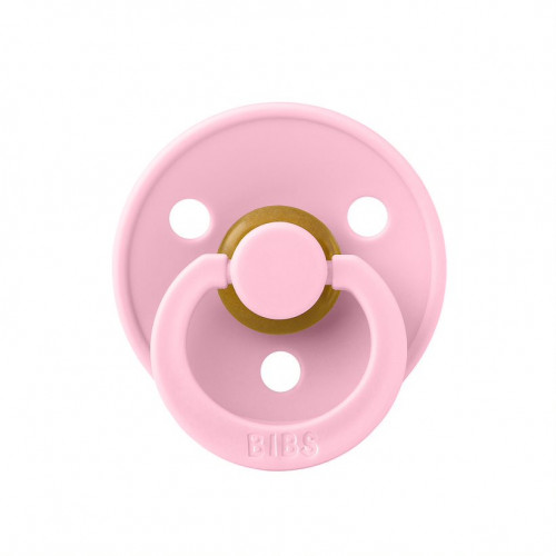 Пустышка латексная BIBS Colour - Baby Pink, 6+ мес. - фото 1