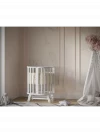 Кроватка-трансформер Incanto Verona 11 в 1 с маятником 125*75 (овал) и 75*75 (круг) белый/белый
