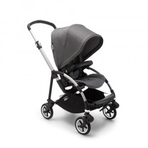 Коляска прогулочная Bugaboo Bee6 Alu/grey grey melange complete