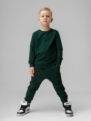 Костюм (Цвет темно-зеленый, Размер 110-116), 11-306U - фото 1