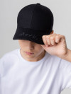 Бейсболка (Цвет черный (белый), Размер 50-52), 45-16U