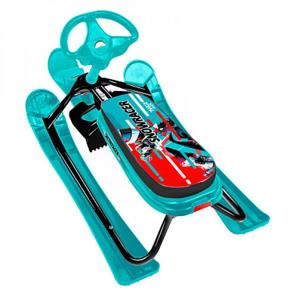 Снегокат Тимка Спорт 2 NEW черный каркас Nika kids sportbike