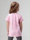 Футболка (Цвет розовый (белый), Размер 98-104), 4-316U