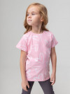 Футболка (Цвет розовый (белый), Размер 98-104), 4-316U