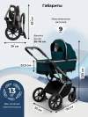 Коляска 2 в 1 Sweet Baby Rocco Green