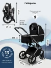 Коляска 2 в 1 Sweet Baby Rocco Black