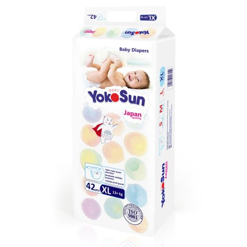 Подгузники YokoSun Comfort  XL (13+ кг) 42 шт  (4упак/кор)