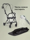 Коляска прогулочная Happy Baby Umma true black