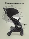 Коляска прогулочная Happy Baby Umma true black