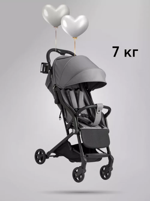 Коляска прогулочная Happy Baby Umma dark grey