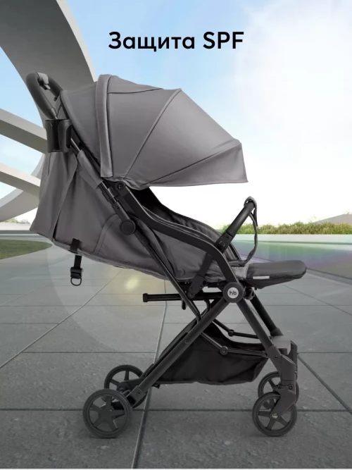 Коляска прогулочная Happy Baby Umma dark grey