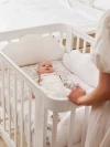 Кроватка-трансформер Happy Baby Mommy Love 160*70 и 100*70 (закругленный) White