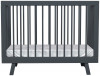 Кроватка Lilland Lilla Aria 120*60 без маятника темно-серая
